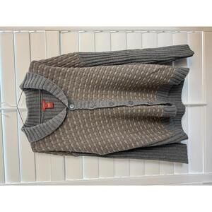 Sundance wool blend button down knit sweater size Medium